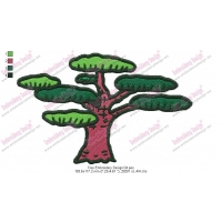 Tree Embroidery Design 04